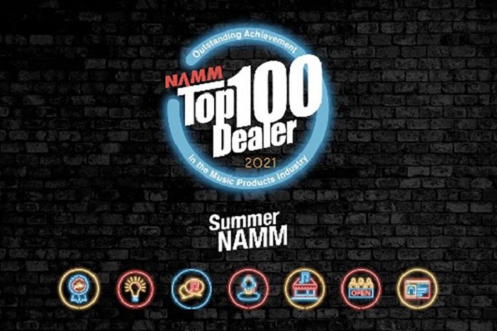 NAMM Celebrates the 2021 Top 100 Dealers