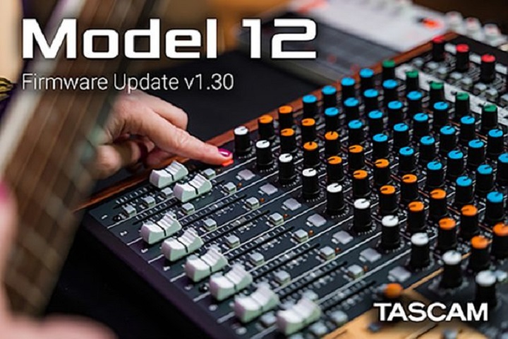 Tascam Adds New Functionality to Its Model 12 Integrated Production Suite