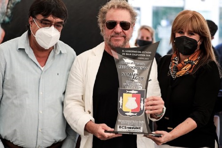 Sammy Hagar Named Tourism Ambassador to Los Cabos, Mexico During Official Ceremony Today at Plaza Mijares
