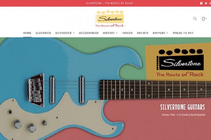 Silvertone Guitars Launches New Website