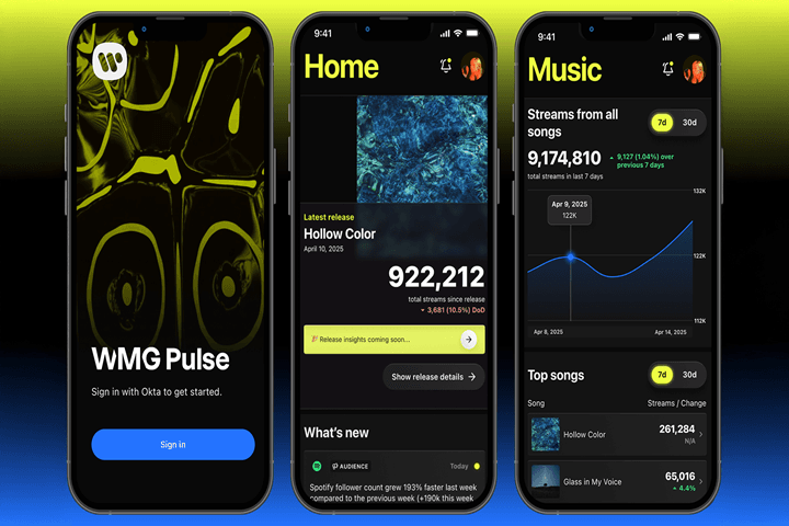 Warner Music Group unveils WMG Pulse, giving artists and songwriters instant access to real time Warner Music Group unveils WMG Pulse, giving artists and songwriters instant access to real time