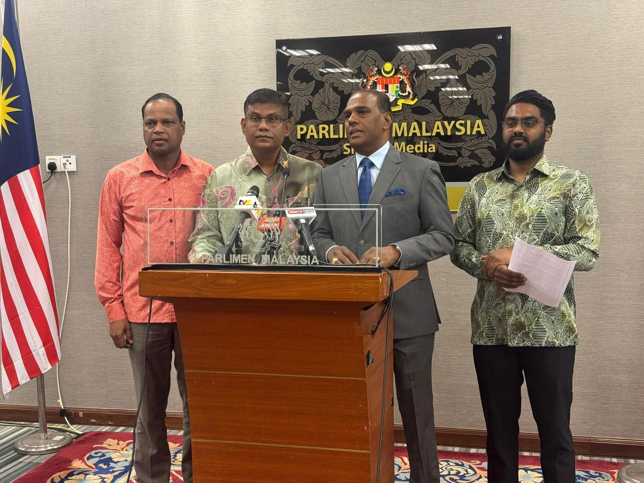 Malaysian Indian MPs Express Deep Disappointment Over AGC’s Decision Not to Charge Firdaus Wong and Zamri Vinoth Malaysian Indian MPs Express Deep Disappointment Over AGC’s Decision Not to Charge Firdaus Wong and Zamri Vinoth